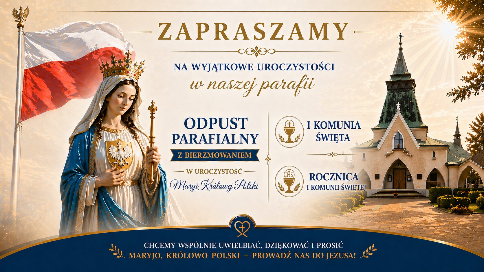 Zaproszenie na&nbsp;uroczystości parafialne